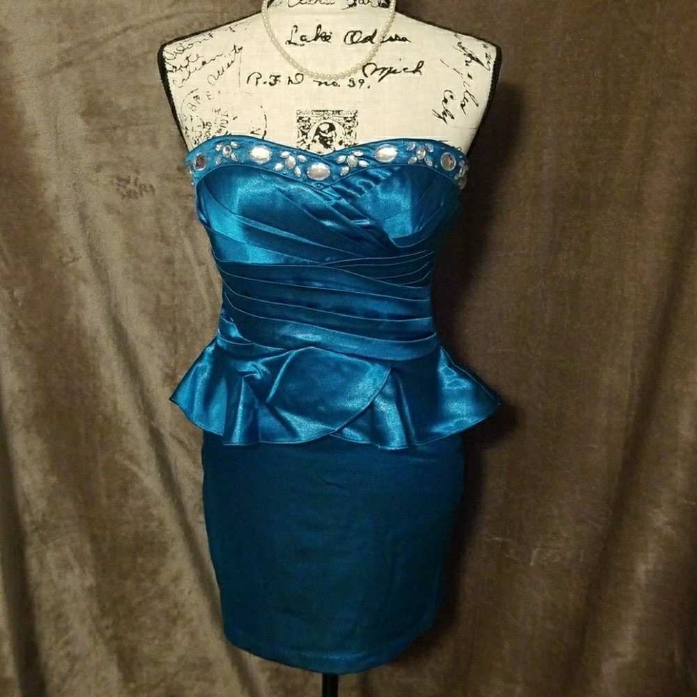 Satin Evening Dress